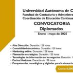 UNACH  convoca a   Diplomados para el periodo Enero-Mayo del 2020