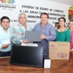 El Ayuntamiento Constitucional de Villaflores entregó equipo de cómputo nuevo a las áreas de trabajo