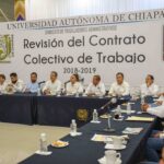 Inicia Administración Central de la UNACH la revisión del Contrato Colectivo de Trabajo con el STAUNACH