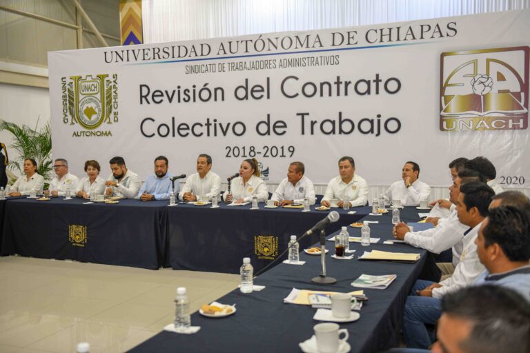 Inicia Administración Central de la UNACH la revisión del Contrato Colectivo de Trabajo con el STAUNACH