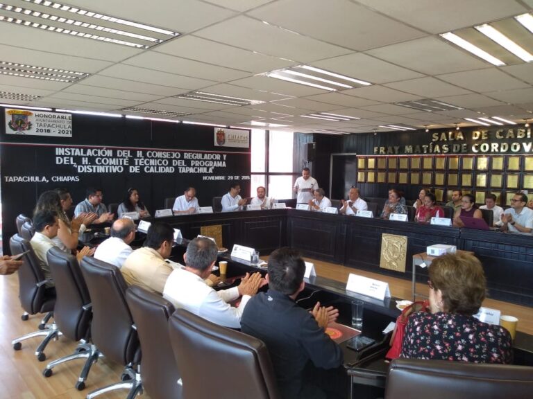 GOBIERNO MUNICIPAL INSTALA EL CONSEJO REGULADOR Y EL COMITÉ TÉCNICO DEL “DISTINTIVO DE CALIDAD TAPACHULA”.