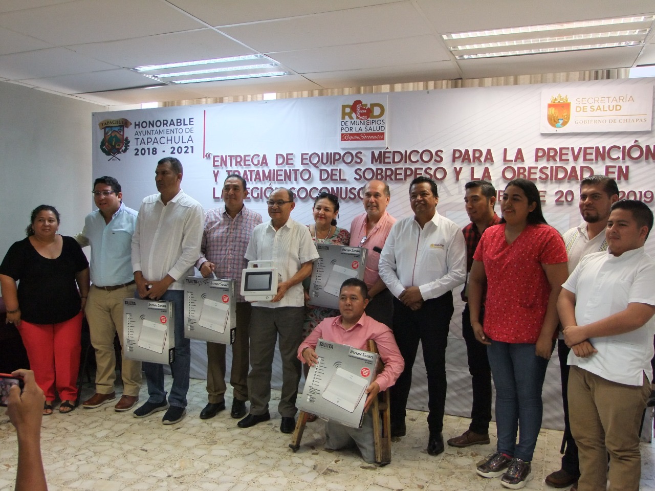 TAPACHULA RECIBIÓ EQUIPO DE ALTA TECNOLOGÍA PARA DETECTAR Y PREVENIR OBESIDAD Y SOBREPESO