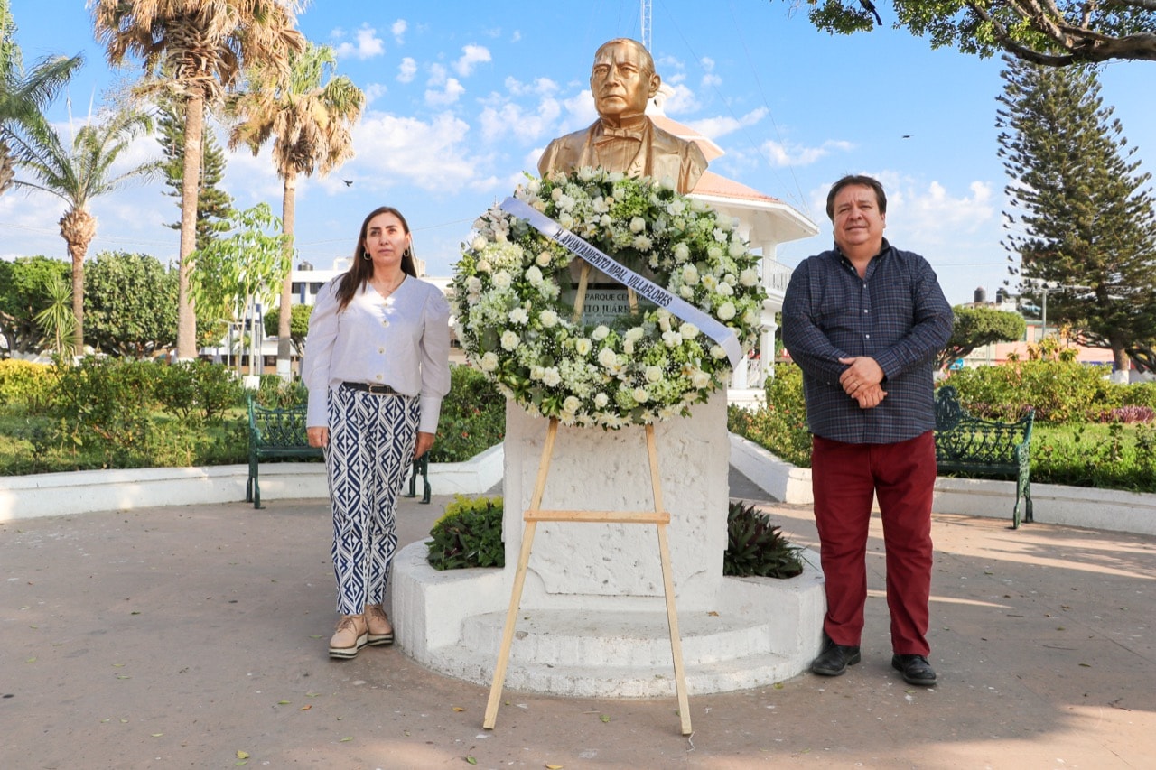 Conmemoración del CCXIV aniversario del natalicio de  Benito Juarez
