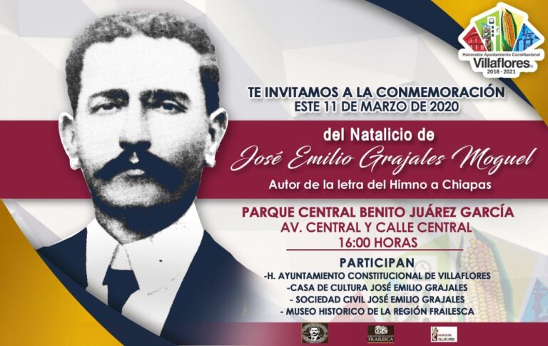 Natalicio de José Emilio Grajales Moguel. ¡No faltes!