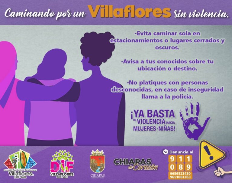 Caminando por un Villaflores sin violencia