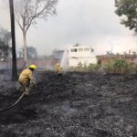 CONTROLA SECRETARÍA MUNICIPAL DE PROTECCIÓN CIVIL INCENDIO AL SUR DE LA CIUDAD