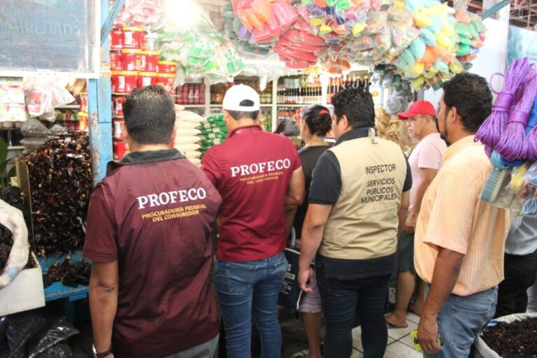 PROFECO REALIZÓ OPERATIVOS DE VERIFICACIÓN Y VIGILANCIA DE PRECIOS EN MERCADOS POPULARES DE LA CIUDAD