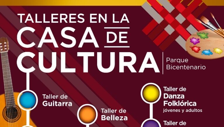 Talleres en la Casa de Cultura, Tapachula