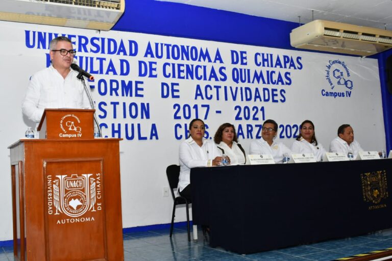 Destacan avances de la Facultad de Ciencias Químicas de la UNACH