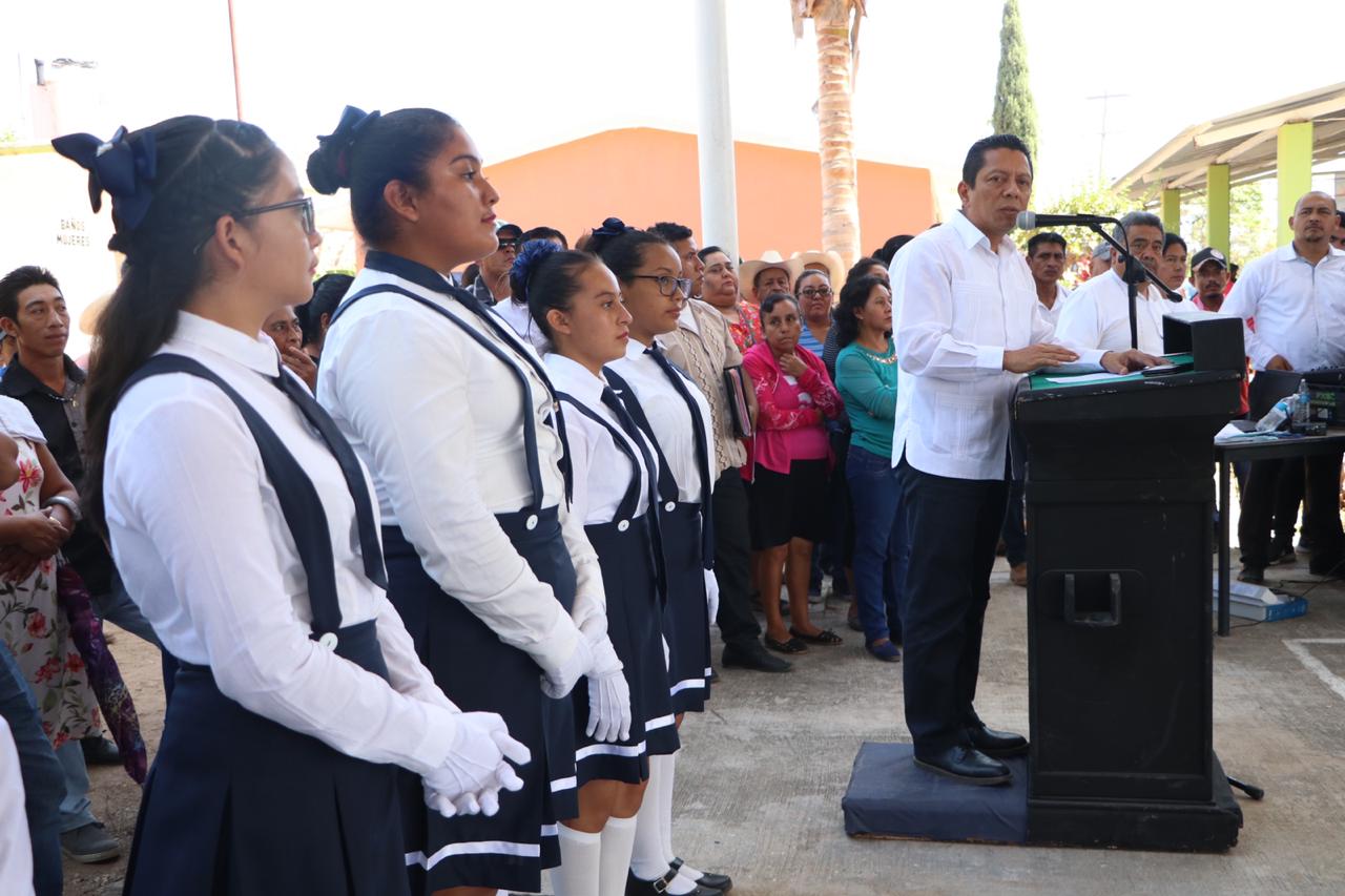 Atestigua Llaven Demostración de Escoltas de Escuelas Telesecundarias en La Concordia