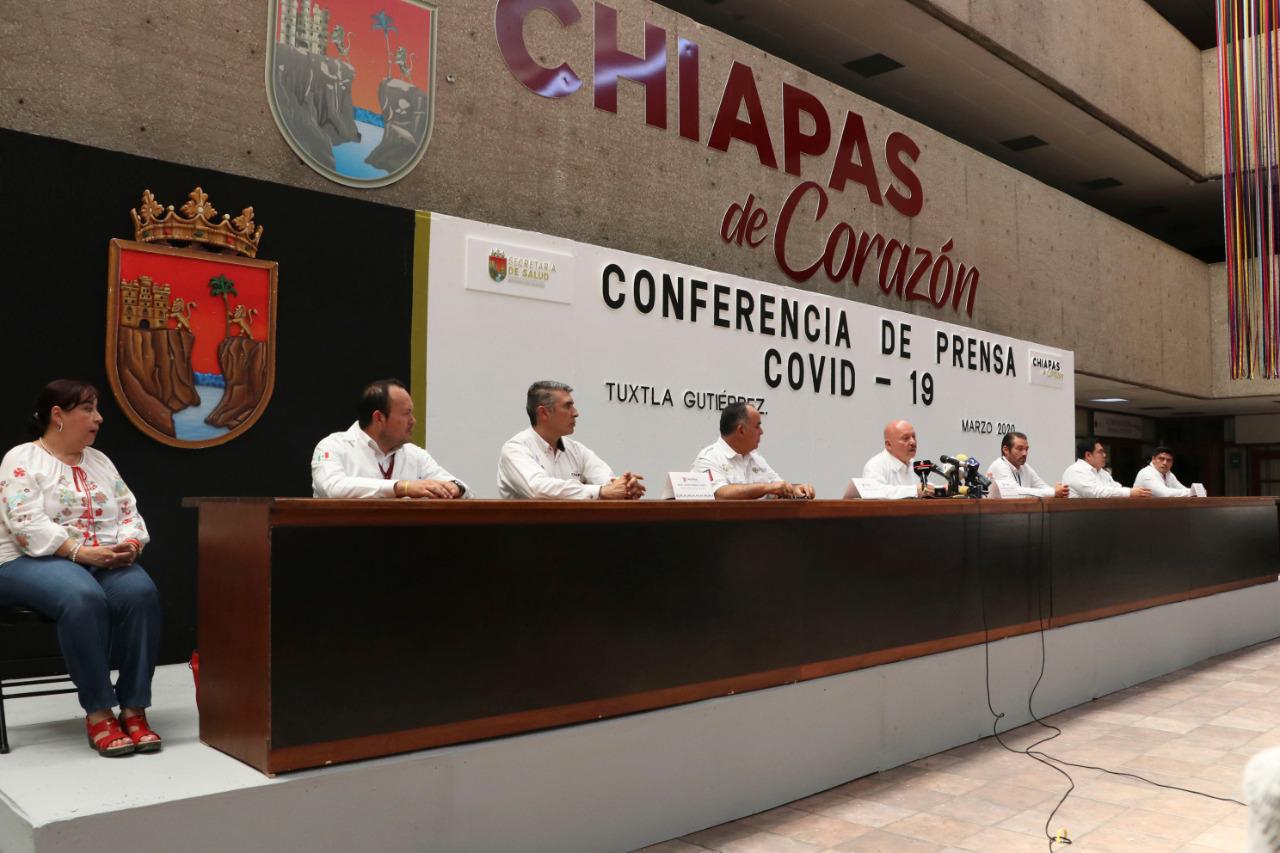 En Chiapas, la pandemia del coronavirus se comporta estable; van siete casos confirmados