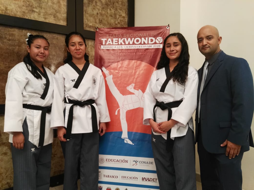 Selección Chiapas de Taekwondo refrenda título regional rumbo a Juegos Nacionales Conade 2020