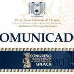 Informa UNACH el ajuste a las cuotas de recuperación para los ponentes del Congreso Mesoamericano de Investigación