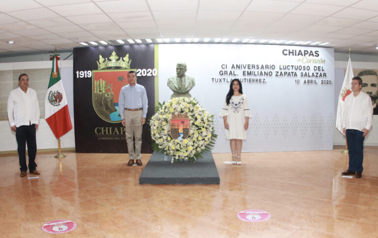 Conmemora Rutilio Escandón 101 Aniversario Luctuoso del General Emiliano Zapata