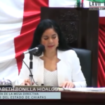 Mensaje de la Dip. Rosa Elizabeth Bonilla Hidalgo, Presidenta de la Mesa Directiva del H. Congreso del Estado