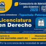 Abrirá UNACH nuevas puertas para estudiar la Licenciatura en Derecho en Tapachula y Palenque