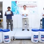 En Villaflores se concluye la entrega estatal de insumos y equipo para la correcta desinfección del agua