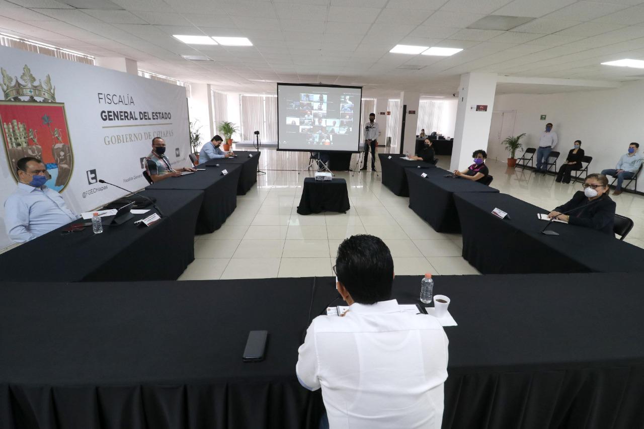 Pide Jorge Llaven a fiscales redoblar esfuerzos para garantizar la seguridad y justicia en Chiapas