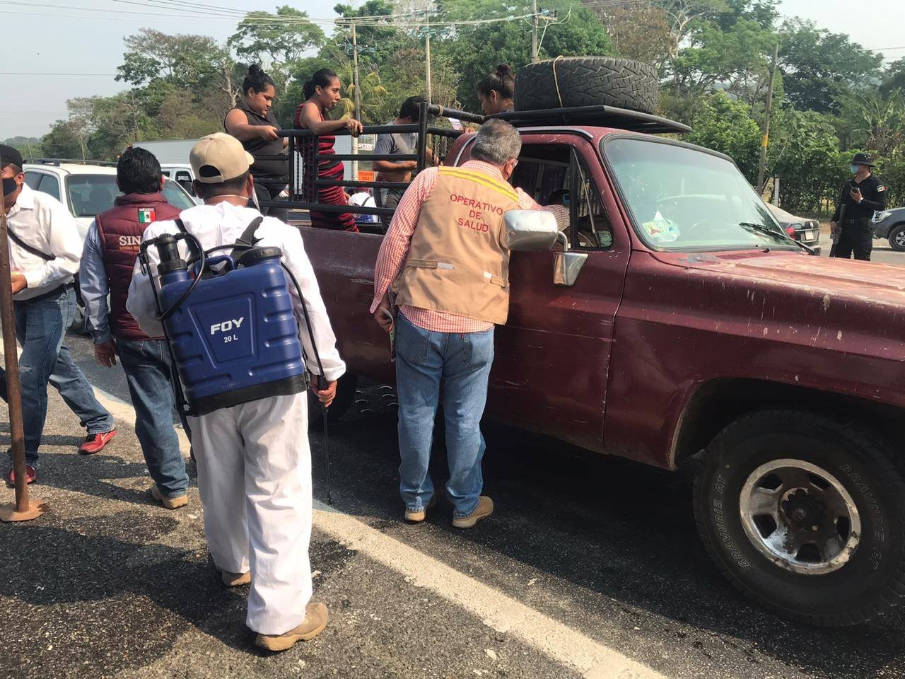 En operación filtro sanitario en Tapachula
