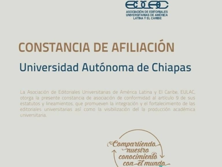 Es UNACH miembro activo de la Asociación de Editoriales Universitarias de América Latina y el Caribe