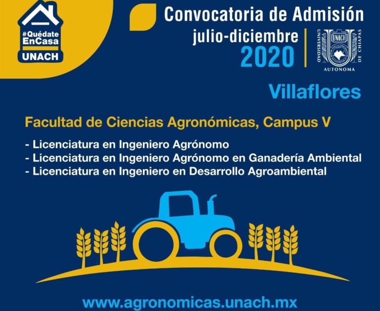 La Licenciatura en Ingeniero Agrónomo en Ganadería Ambiental una opción en la convocatoria de admisión de la UNACH