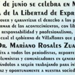 Hoy 7 de junio festejemos todos la libertad que como mexicanos tenemos de opinar y decir libremente lo que pensamos: Maríano Rosales Zuarth