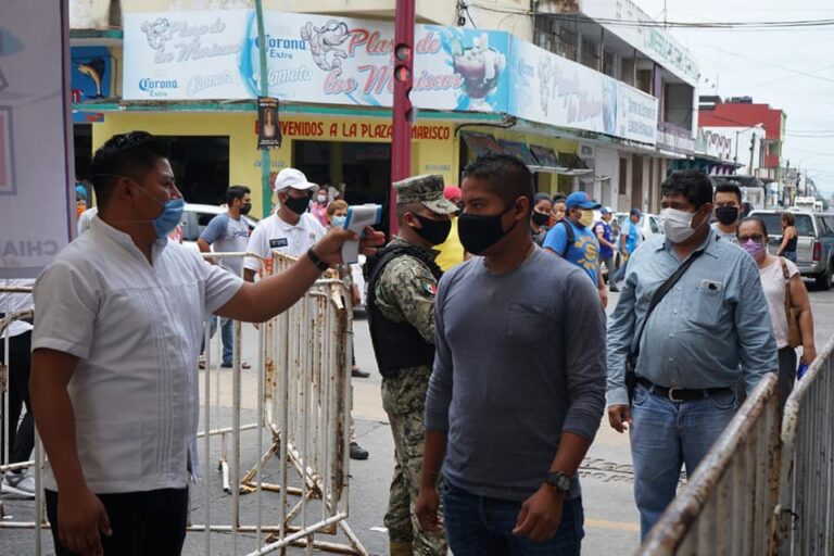 SE MANTENDRÁN FILTROS SANITARIOS Y DE CONTROL EN EL CENTRO DE TAPACHULA