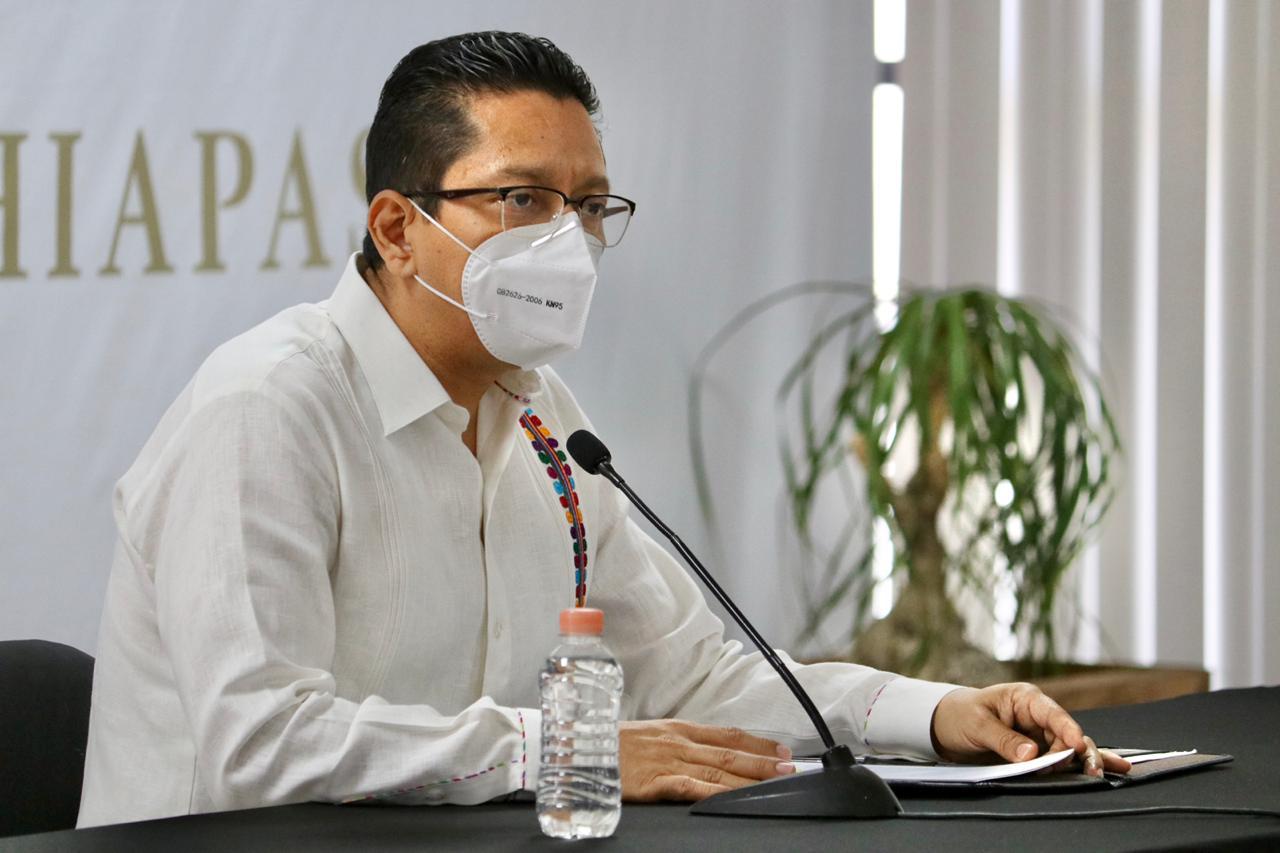 Reitera Llaven Abarca que en Chiapas no hay impunidad para nadie