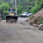 FORTALECEN TRABAJOS PARA REABRIR CAMINOS EN LA ZONA ALTA DE TAPACHULA