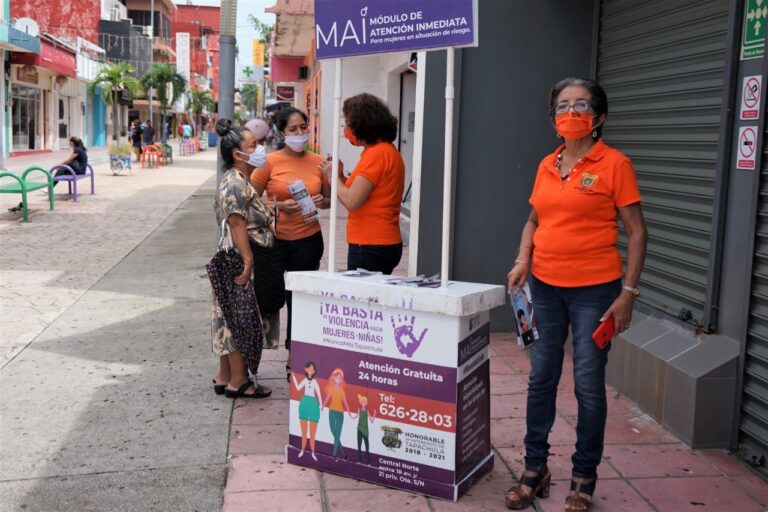 AYUNTAMIENTO DE TAPACHULA SENSIBILIZA A LA POBLACIÓN EN MATERIA DE PREVENCIÓN DE LA VIOLENCIA DE GÉNERO