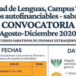 Oferta Facultad de Lenguas Tuxtla de la UNACH Cursos Autofinanciables Sabatinos