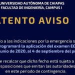 Reprograman examen CENEVAL en las sedes de la UNACH