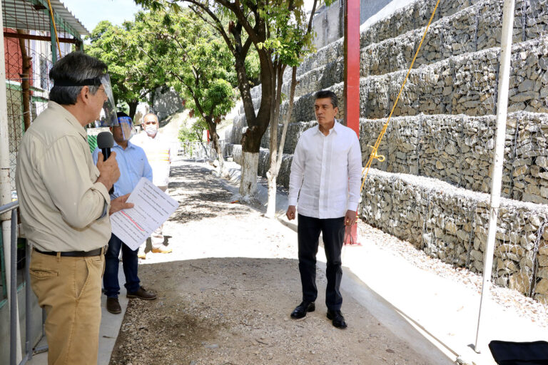 En Tuxtla Gutiérrez, constata Rutilio Escandón obras para evitar riesgos por lluvias