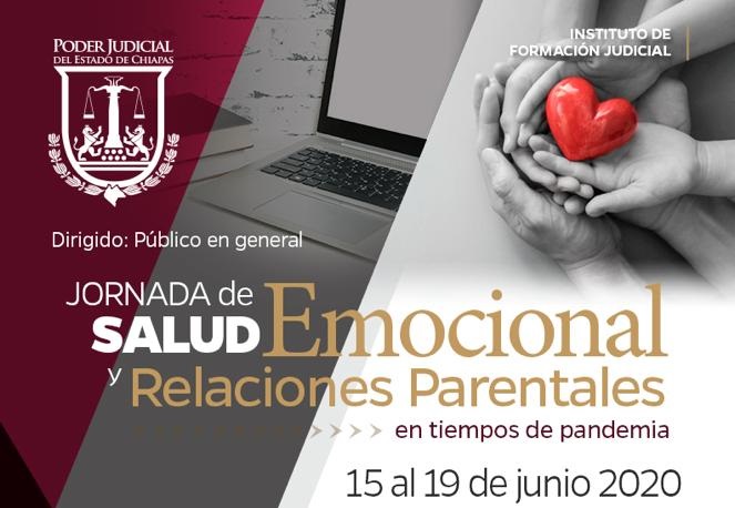 Invita Poder Judicial a Jornada de Salud Emocional a distancia