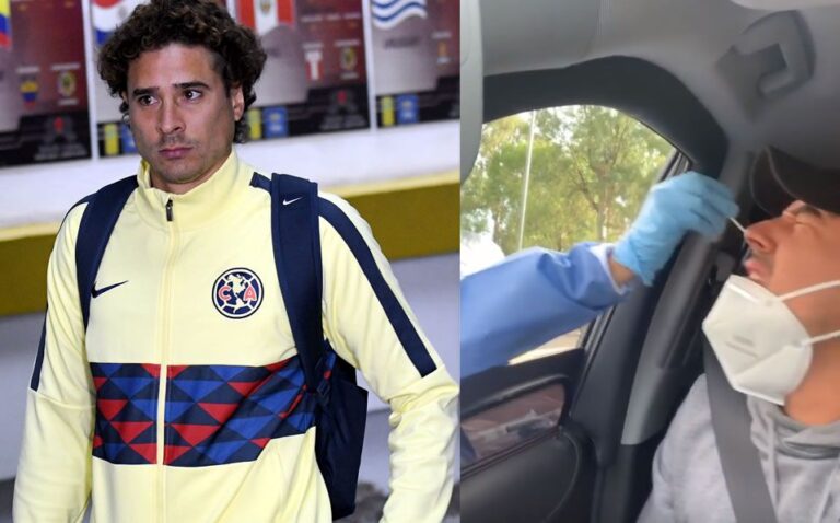 Guillermo Ochoa sufre el dolor de las pruebas para detectar Covid-19