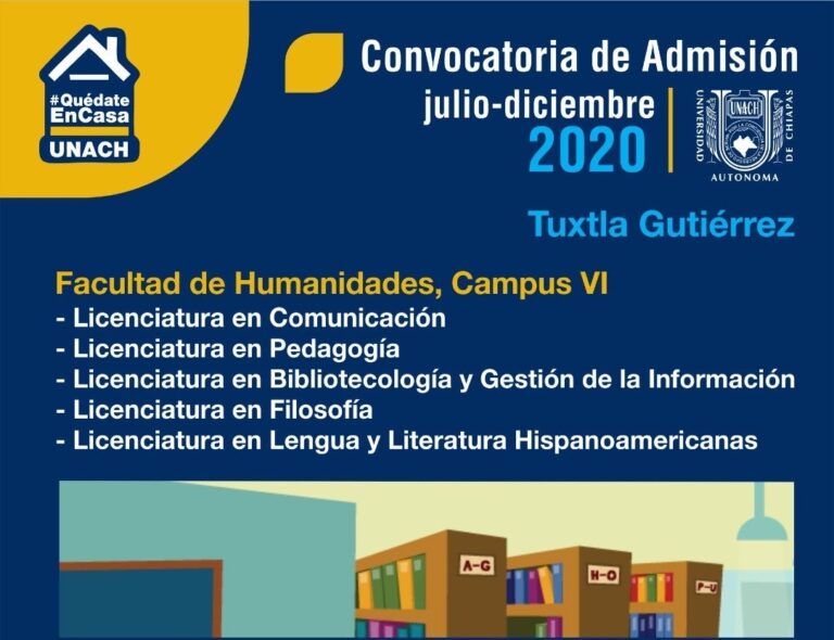 La Licenciatura en Filosofía, una opción en la convocatoria del examen de admisión de la UNACH