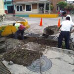 OBRAS PÚBLICAS INTENSIFICA DESAZOLVE DE ALCANTARILLAS Y BACHEO EN CALLES DE TAPACHULA