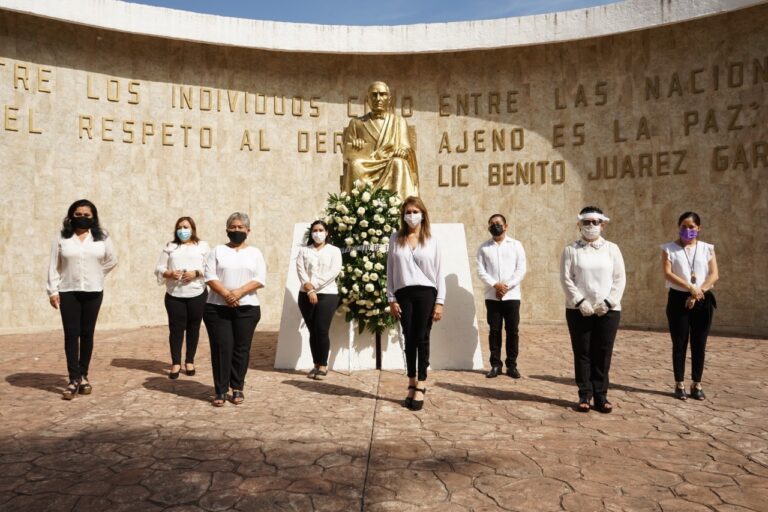 AYUNTAMIENTO DE TAPACHULA CONMEMORA 148 ANIVERSARIO LUCTUOSO DE BENITO JUÁREZ