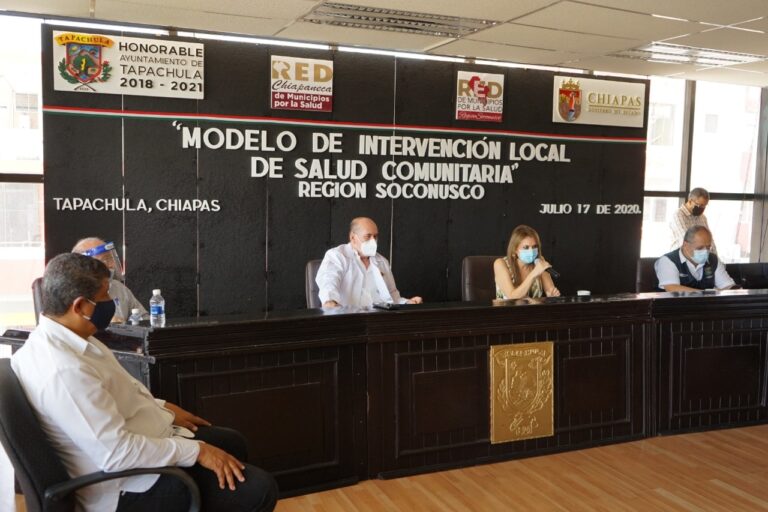 SE SUMA AYUNTAMIENTO DE TAPACHULA AL MODELO DE INTERVENCIÓN LOCAL DE SALUD COMUNITARIA