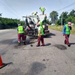 AYUNTAMIENTO DE TAPACHULA REFUERZA BACHEO ASFÁLTICO EN SECTOR NOR-PONIENTE