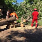 ATIENDEN AUTORIDADES AFECTACIONES CAUSADAS POR FUERTES LLUVIAS Y VIENTOS