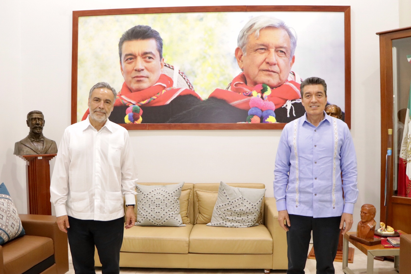 Se reúne Rutilio Escandón con el Presidente Nacional de Morena
