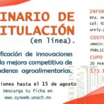 Oferta UNACH Seminario de Titulación en Línea