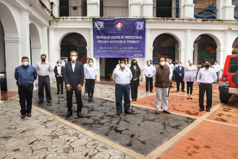 Trabajan  Administración Central de la UNACH y el SPAUNACH en acciones conjuntas para enfrentar la Pandemia de COVID-19