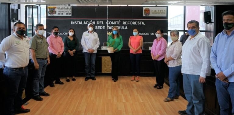 INSTALAN COMITÉ REFORESTA MX EN TAPACHULA