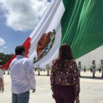 Villaflores iza bandera nacional media asta