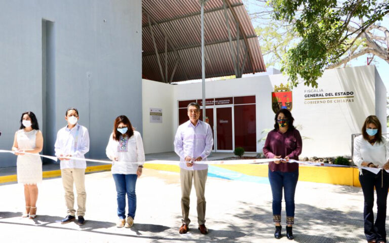 Inaugura Rutilio Escandón Centro de Justicia para las Mujeres de Tapachula y Bodega de Indicios Costa