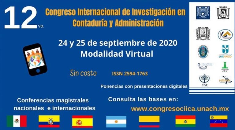 Organiza UNACH 12° Congreso Internacional de Investigación en Contaduría y Administración