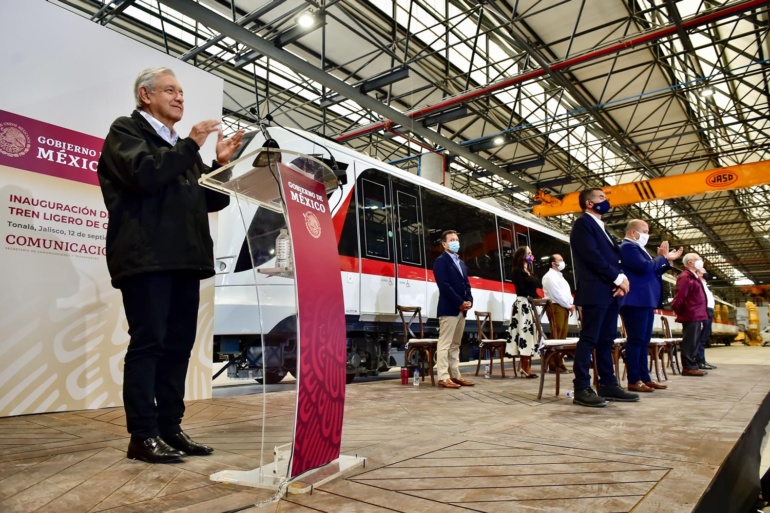 Presidente inaugura L3 del Tren Ligero de Guadalajara; no dejaremos obras inconclusas al final del sexenio, asegura