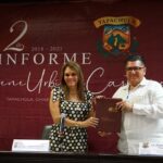 ROSA IRENE URBINA CASTAÑEDA RINDE SEGUNDO INFORME DEL AYUNTAMIENTO DE TAPACHULA